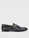 Doucal's Man Loafers Midnight Blue Size 10 Leather In Blau