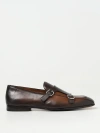 Doucal's Man Loafers Dark Brown Size 12 Soft Leather In Brown
