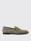 Doucal's Penny Suede Moccasin In Grey