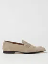 Doucal's Man Loafers Sand Size 8 Leather In Sand