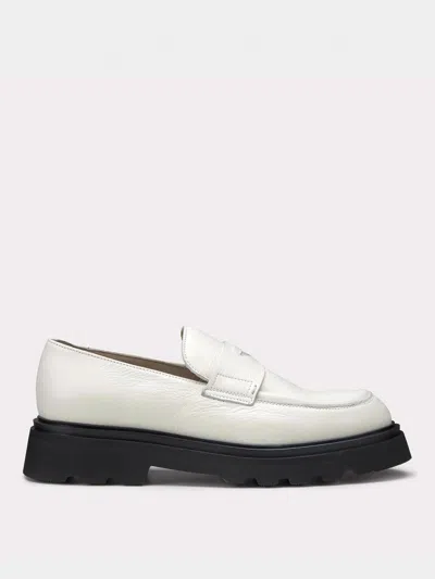 Doucal's Chunky-sole Leather Loafers In Schwarz