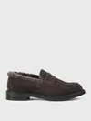 Doucal's Suede Loafers In Braun