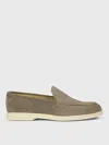 Doucal's Suede Loafers In Mud
