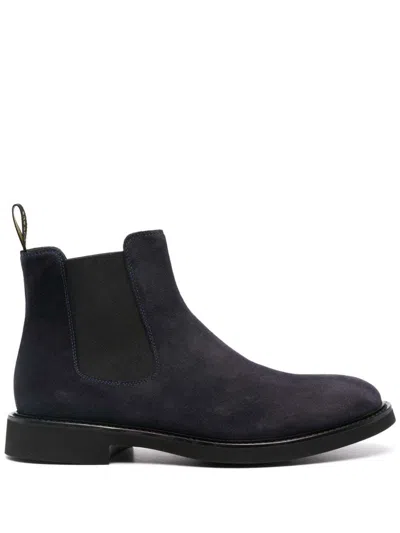 DOUCAL'S DOUCAL'S ALMOND TOE SLIP-ON ANKLE BOOTS