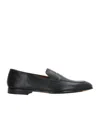 Doucal's Penny-slot Slip-on Loafers In Black