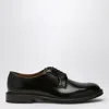 Doucal's Almond-toe Leather Derby Shoes In Brown
