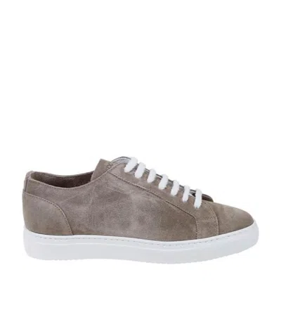 Doucal's Low-top Lace-up Sneakers In Gray