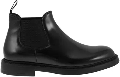 DOUCAL'S MEN'S CHELSEA LEATHER ANKLE BOOT