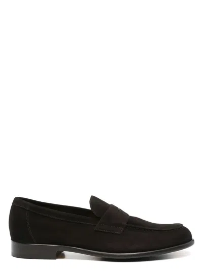 Doucal's Men's Penny Adler Juke Loafer In Brown