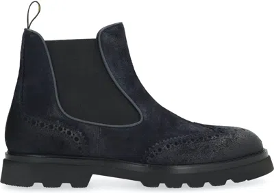 DOUCAL'S MEN'S SUEDE CHELSEA BOOTS