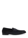 Doucal's Man Loafers Midnight Blue Size 10 Soft Leather In Blue
