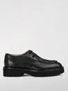 Doucal's Lace-up Leather Loafers In Schwarz