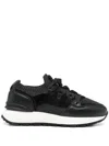 Doucal's Panelled Sneakers In Black