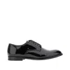 Doucal's Patent Leather Lace-ups In Black