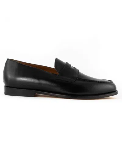 Doucal's Penny 50° Anniversary Loafers In Black