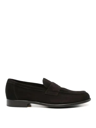 Doucal's Penny Adler Juke Loafer In Brown