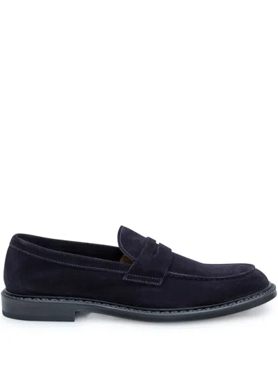 Doucal's Penny Loafers In Blue