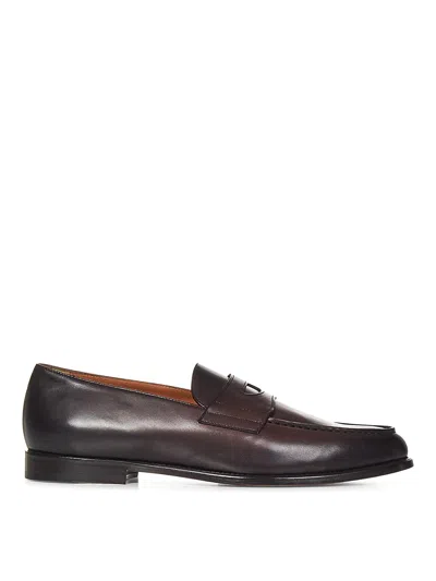 Doucal's Penny Loafers In Brown