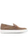 DOUCAL'S PENNY SLOT SUEDE BOAT SHOES