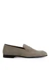 Doucal's Penny Suede Moccasin In Sabbia