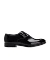 Doucal's Man Lace-up Shoes Black Size 7 Soft Leather In Black