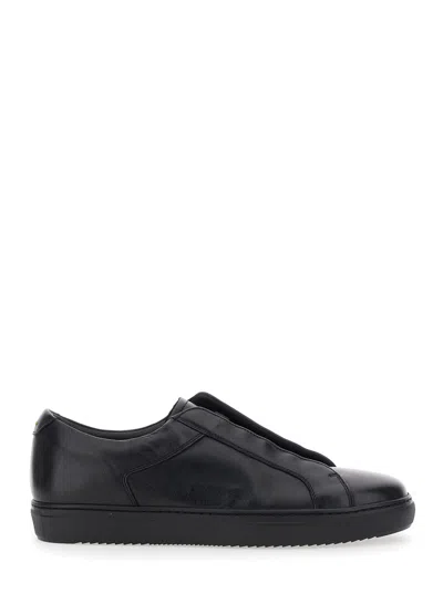 Doucal's Sneaker Perforated Chiffon In Blue