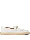 Doucal's Rope-accented Espadrilles In White