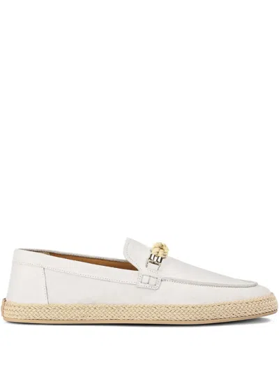 Doucal's Rope-accented Espadrilles In White