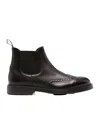 Doucal's Triumph Dark Brown Chelsea Boot In Black
