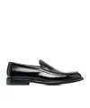 Doucal's Round Head Business Casual Shoes In Black