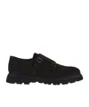 Doucal's Round Head Business Casual Shoes In Black