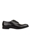 Doucal's Stringate Derby In Black