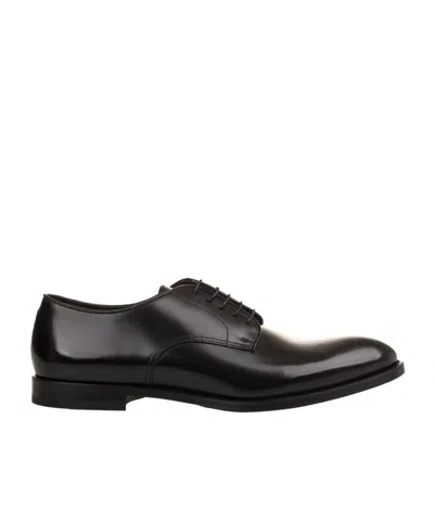 DOUCAL'S DOUCAL'S ALMOND TOE DERBY SHOES