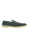 Doucal's Round-head Casual Shoes In Black