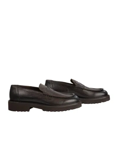 DOUCAL'S ROUND HEAD LOAFER SHOES