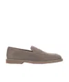 Doucal's Doucals Moccasins In Suede In Gray