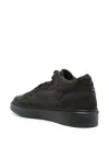 Doucal's Suede Sneakers In Black