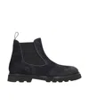 Doucal's Man Ankle Boots Black Size 12 Leather In Black