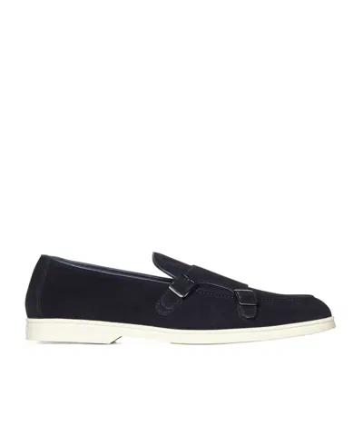 DOUCAL'S DOUCAL'S DOUBLE-BUCKLE SLIP-ON LOAFERS