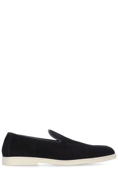 DOUCAL'S ROUND TOE LOAFERS