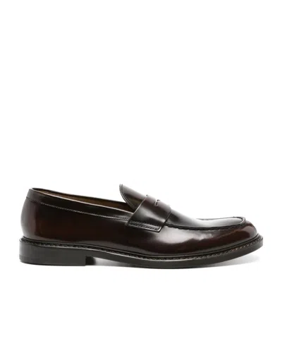 DOUCAL'S ROUND TOE LOAFERS