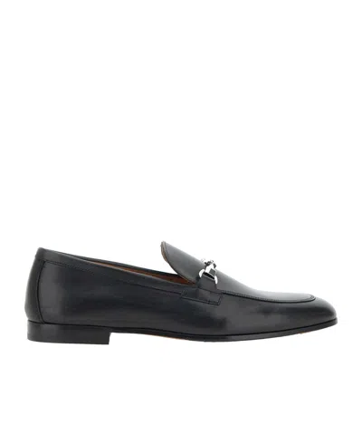 Doucal's Horsebit-detail Leather Loafers In Blau