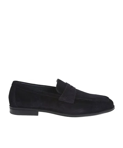 DOUCAL'S ROUND TOE LOAFERS