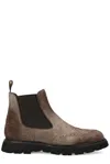 Doucal's Round-toe Slip-on Boots In Nero