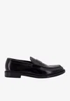 Doucal's Black Calf Leather Double-buckle Monk Shoes In Black