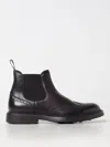 Doucal's Perforated-detail Chelsea Boots In Braun