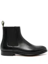 Doucal's Doucals Mens Black Flux Leather Chelsea Boots