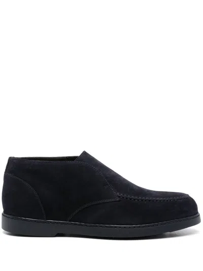 Doucal's Slip-on Suede Chukka Boots In Blau