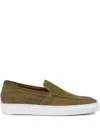 Doucal's Penny-slot Suede Loafers In 中性色
