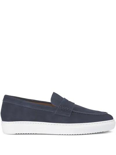 DOUCAL'S SLIP-ON SUEDE LOAFERS